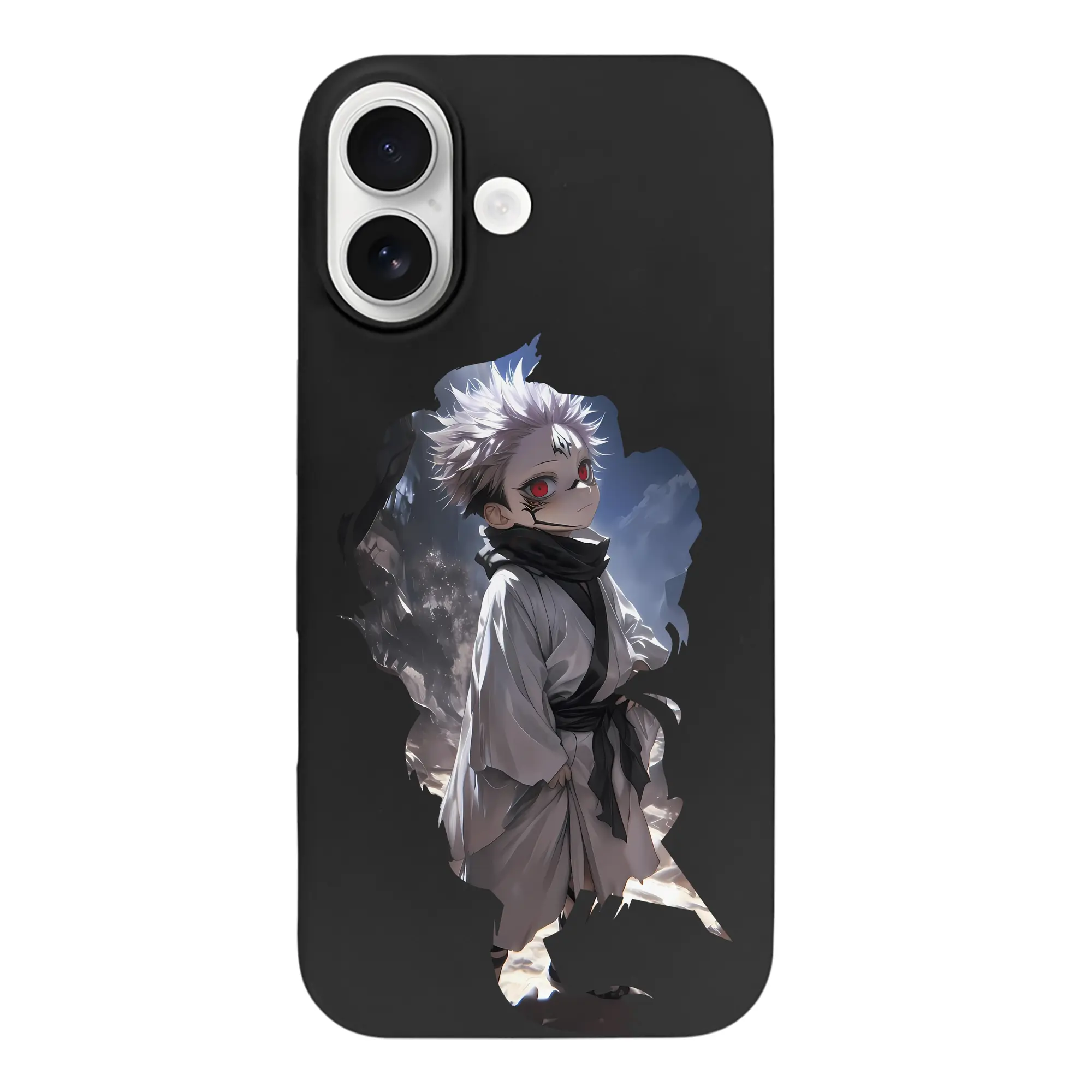 呪術廻戦 グッズ,両面宿儺 - iPhone 17 シリーズ シリコンケース 薄型 耐衝撃 指紋防止 ソフトタッチカバー 精密フィット 傷防止 保護ケース iPhone 17/17 Air/17 Pro/17 Pro Max 対応